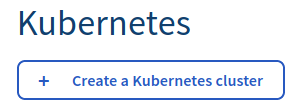 Create a new Kubernetes cluster